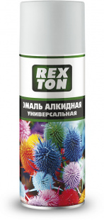 Эмаль белая матовая REXTON RT-100.30 520 мл (алкидная,аэрозоль) фото 84324