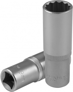 Головка торцевая глубокая 12-гранная 1/2"DR, 8 мм S04HD4708 фото 121129