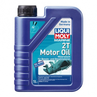 LIQUI MOLY Marine 2T Mineral   1 л (масло минеральное TC-W3)  25019  фото 102259