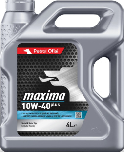 Petrol Ofisi Maxima 10W-40 Plus API SL/CF ACEA A3/B4 Масло моторное, 4 л фото 132947