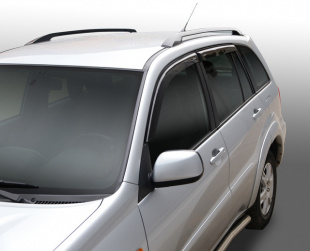 Дефлекторы на боковые стекла CORSAR Toyota RAV 4 2002-2006 (кроссовер) (к-т 4шт) DEF00401 фото 109479