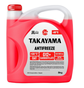 Takayama Антифриз G12+ red -40 5кг фото 137046