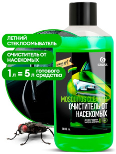 GRASS Стеклоомывающая жидкость летняя "Mosquitos Cleaner" суперконц. 1 л (арт. 110103) фото 133156