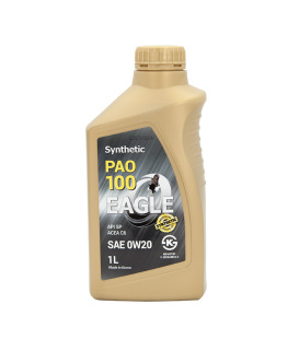 Масло бензиновое EAGLE PAO-100 SYNTHETIC 0W20 API SP  1L фото 123219