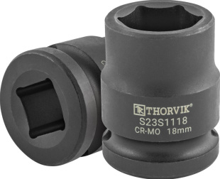 Головка торцевая ударная 1/2"DR, 18 мм, S23S1118 фото 135021
