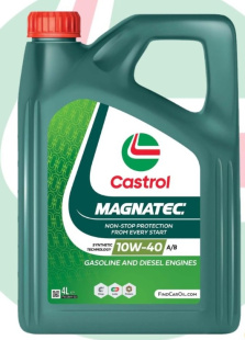 Castrol Magnatec 10w40  SP, A3/B4  4 л (масло полусинтетическое) 15F128 (156EED) фото 137062