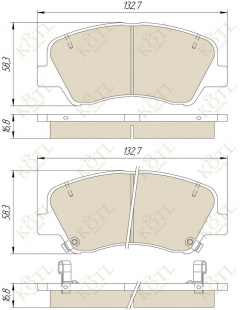 Тормозные колодки перед. 3630KT \58101H5A25\KOTL   HYUNDAI Solaris, KIA Rio IV (17-)  (TRW. GDB3549) фото 122287