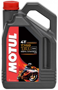 MOTUL 7100 4T 10w30  SN/SG, MA2   4 л (масло синтетическое) 104090/113200 фото 111110