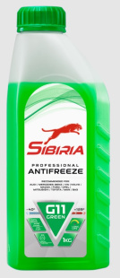 Sibiria Антифриз G11 green -40 1кг фото 131910