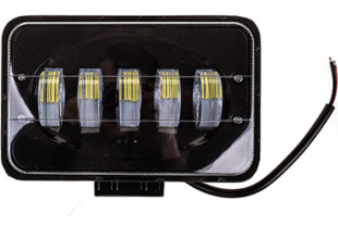 Фара светодиодная OFF ROAD 165*105(120)*80мм прямоугольная 12V/24V 50W6000К SKYWAY 5диодов S07201067 фото 124237