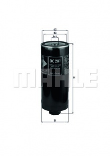 MAHLE Ф. масляный OC 281 (W 735/1) Audi фото 106973