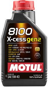 MOTUL 8100 X-cess GEN2 5w40  SN, A3/B4   1 л (масло синтетическое) 109774/111681 фото 86914