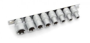 Набор головок TORX 1/2 8 предметов (Е10,Е11,Е12,Е14,Е16,Е18,Е20,Е24)  ДЕЛО ТЕХНИКИ 623108 фото 109427