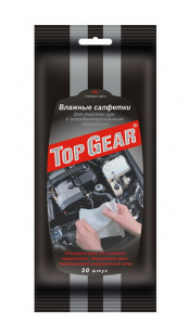 Влажные салфетки "TOP Gear" для рук антибактериальные (30шт) 48040 фото 86260