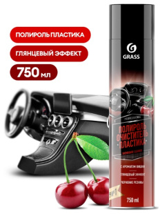 GRASS Полироль-очиститель пластика "Dashboard Cleaner" глянцевый (вишня) 750 мл (арт. 120107-2) фото 133172