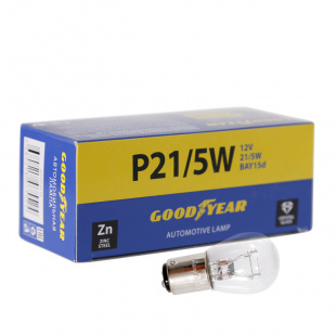 P21/5W 12V 21/5W GOODYEAR лампа накаливания автомобильная (BAY15d коробка 10 шт)   GY012215 фото 94246