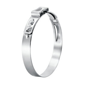 Хомут ушковый (74.0мм) Ширина 7мм, оцинк. сталь Швейцария OETIKER фото 100333