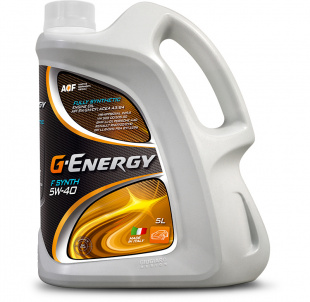 G-Energy F Synth 5w40 SN/CF  5 л (масло синтетическое) фото 85717