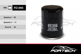 FO-045    FORTECH Ф\ масл\1520853J00     NISSAN Micra (92~),Note (06~),Primera (VIC. C-218) (W610/4) фото 91534