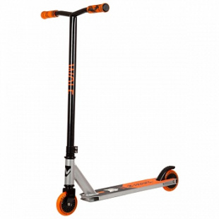 Самокат для детей NOVATRACK WOLF'60, PU колеса с пластик.ободом Черно-серый 154020 фото 121640