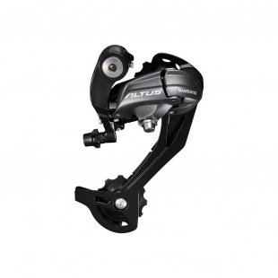 Переключатель задний Shimano Altus, M370, SGS, 9 скоростей, крепление на болт, черный, без уп 0704 фото 122739