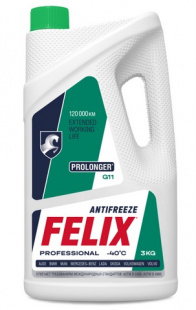 FELIX-40 Prolonger G11 Антифриз зеленый  3 кг г.Дзержинск  фото 112342