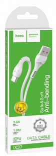 Дата-кабель универ. USB Type-C 1м, 3А, белый HOCO X37 0512 фото 132660