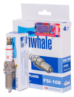 Свечи FSI108 IRIDIUM Berlingol (B9)1.6/ Picasso (09-) 1.4 1.6 к-т 4шт 5960.A5 FINWHALE фото 114006