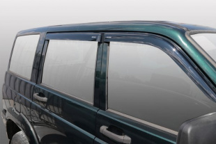 Дефлекторы на боковые стекла VORON GLASS UAZ PATRIOT(накладные/скотч) (к-т 4шт) фото 103592