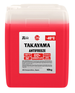 Takayama Антифриз G12+ red -40 10кг фото 137045