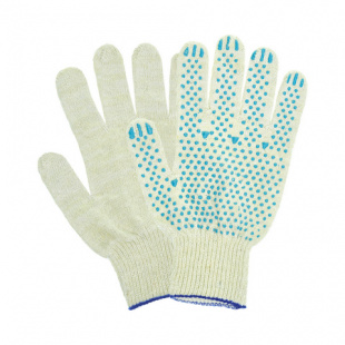 Перчатки  х/б белые  "ТОЧКА, ВОЛНА" (250) фото 84038