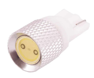 Автолампа диод T10 (W5W) 12V  1 SMD 1-конт радиатор Белая SKYWAY EXTRA LIGHT комп.2 штS08201094  фото 128370