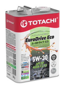 TOTACHI EURODRIVE ECO   Fully Synthetic   5W30   API SP, ACEA C2/C3, ILSAC GF-6A     4л фото 125950