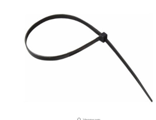 Стяжки нейлоновые DR. BARRETT, черный 2.5х100мм S-02 (упак 100шт); хомут пластиковый фото 130377