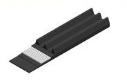 4EPK1102, Поликлиновый ремень, EPDM CWORKS D11BR0380 фото 122433
