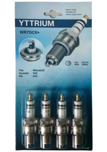 Свечи ЭЗ YTTRIUM  WR7DCX+ (коробочка) Y13 8 кл инж фото 100563
