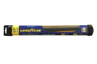 Щетка стеклоочистителя БЕСКАРКАСНАЯ GOODYEAR Frameless 17/43 см (всесезонная) фото 94788