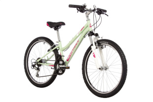 Велосипед NOVATRACK 24" JENNY PRO сталь 12'', мятный, 18 скор.TY21/TS-38/TZ500/SG-6S, V-brake 161918 фото 130096