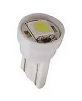 Светодиод 12V 5 б/ц BLUE (1SMD) SM-T10 W2.1х9.5d (10 шт)    МАЯК фото 87009