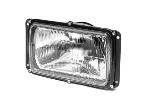 Фара для КамАЗ, МАЗ, ГАЗ, УАЗ, рифленое стекло (без лампы), с корректором, 341.3711 AE фото 136439