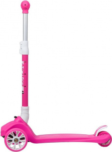 Самокат  Novatrack RainBow для детей ,складной,свет.широкие колеса PU 120*40мм,РОЗОВЫЙ 141032 фото 116484