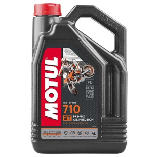 MOTUL 710  2T  4 л (2-х тактное синтетическое) 104035 фото 128481