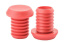 Заглушка ручек руля XH-B017 диаметром 19,8 мм, ПВХ красная (пара) 3410-10043, арт. 150256