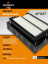 Фильтр воздушный AP1817 \T151109111\SENFINECO   CHERY Tiggo  (JS.A0829) (SAK.A-38600) (MANN. C27089)