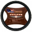 Оплетка на руль кожаная SENATOR Arizona "M" (d=38см) /ЧЕРНЫЙ/OPLS0201