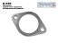 Прокладка глушителя U.648 \85117\256-556\2876434250\TRANSMASTER     HYUNDAI ,FORD ,MAZDA   (U648)