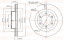 Тормозной диск перед. (вент.) B2110004 \4351260150\UBS  TOYOTA LAND CR. PRADO (RN1220) (TRW.DF4494)