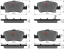 KOTL Тормозные колодки 3480KT \0446602170  (NIBK. PN1835)  (TRW. GDB3480)