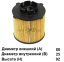 Фильтр топливный FG 134 ECO \КАТР\13263262\GOODWILL    OPEL, CHEVROLET  (MANN. PU9001X) ДИЗЕЛЬ