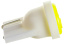 Автолампа диод T10 (W5W) 12V 1 COB дио без цок 1-конт Белая SKYWAY Габарит,номер (К-Т10шт) S08201070